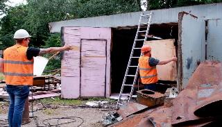 Демонтаж гаражей в Мценске, цена от 1760 руб. – услуги под ключ от 2Землекопа-Мцн